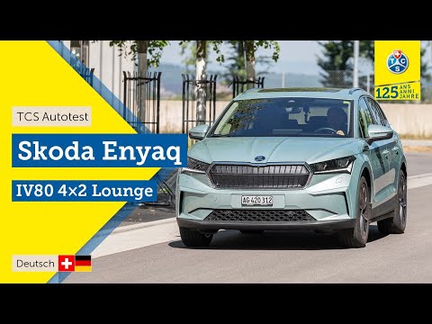 TCS Autotest -  Skoda Enyaq IV80 4×2 Lounge - Kompletter Fahrbericht 2021