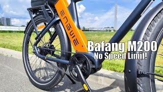 Engwe P275 PRO - Bafang M200 Speed Limit Unlock Guide