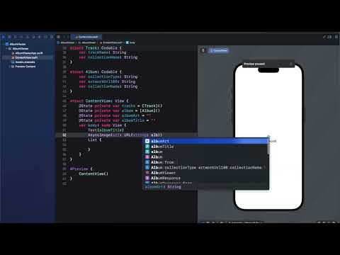 Tutorial: Creating an Album Viewer using SwiftUI, iTunes API, AsyncImage & URLSession 2024