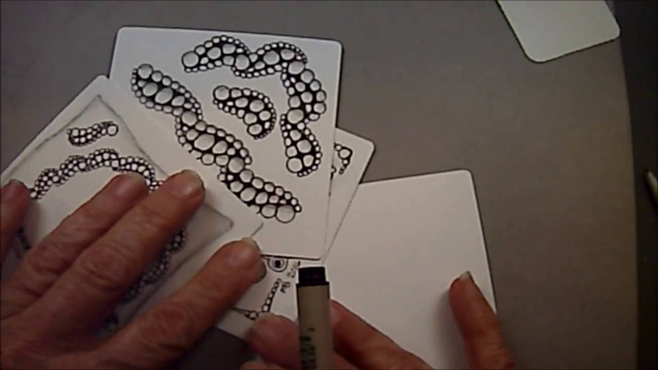Akoya Tangle Pattern Lesson # 73