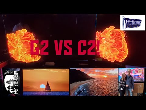 LG G2 VS LG C2! THE BRAND NEW GALLERY EDITION OLED VS THE AMAZING C2 (VALUE ELECTRONICS)