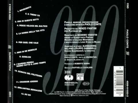 Cover I Giardini Pensili hanno fatto il loro Tempo - Paolo Conte