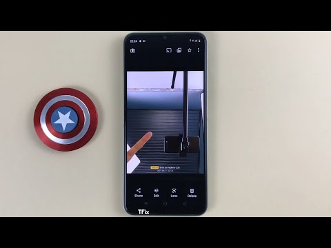 How to enable/disable Mirror reflection in camera on Realme C35 Android 11