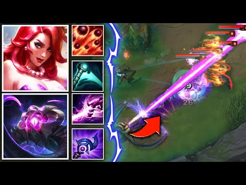 When you play miss fortune vel'koz bot lane and hit R at the same time (MASSIVE AOE)