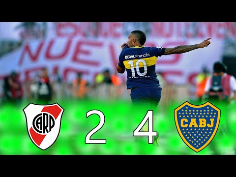 River 2 vs Boca 4 - Campeonato 2016/17 Fecha 13º - Partido Completo