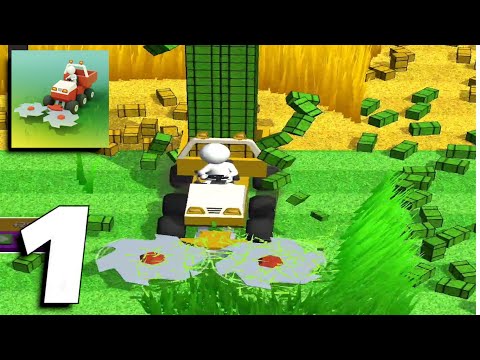 Stone Grass — Mowing Simulator - Gameplay Part 1 All Levels 1-2 (Android, iOS)
