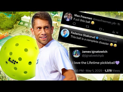 Is the New Lifetime Pickleball Any Good? - Ball Review with Zane Navratil