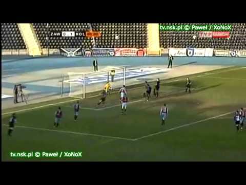 tv.nsk.pl 2012-04-14 Zawisza Bydgoszcz - Kolejarz Stróże 1-1 (0-1) bramki relacja
