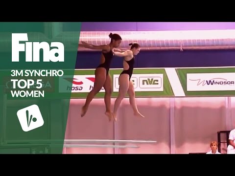 Top 5 - Women's 3m Synchronised | FINA/NVC Diving World Series - Windsor 2017