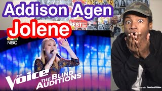 The Voice 2017 Blind Auditions - Addison Agen: “ Jolene” Reaction