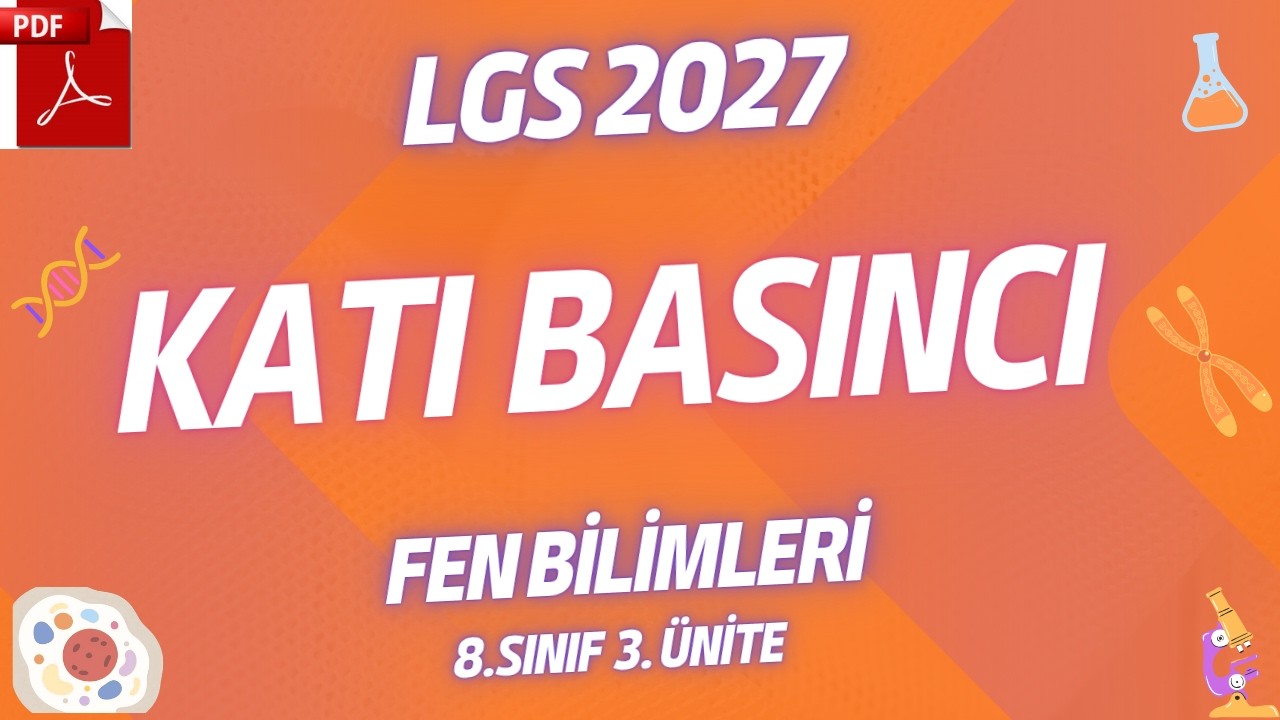 Katı Basıncı | LGS 2027 | Fen Bilimleri 8. SINIF 3. ÜNİTE #lgs2027 #fenbilimleri