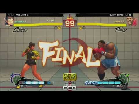 CEO2013: SSF4 AE Ver. 2012 - AGE Chris G vs EG PR Balrog - Losers Semis
