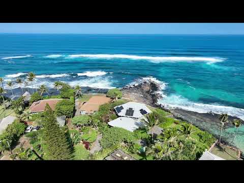 WINDSURFER'S DREAM...OCEAN FRONT KUAU POINT...NORTH SHORE MAUI, HAWAII property video