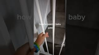 how to open a baby gate #shorts