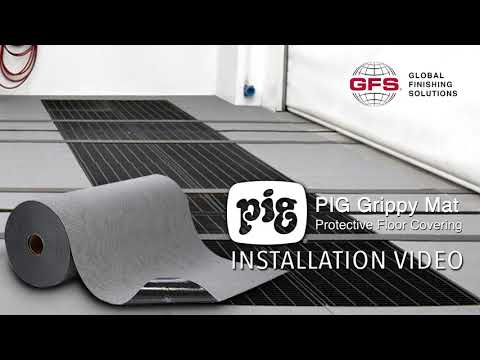 PIG Grippy Mat Installation | Protective Floor Covering | Global Finishing Solutions