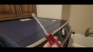 Opening GE Dryer Control Panel (Model GFD85ESPN0RS)