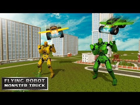Flying Robot Monster Truck