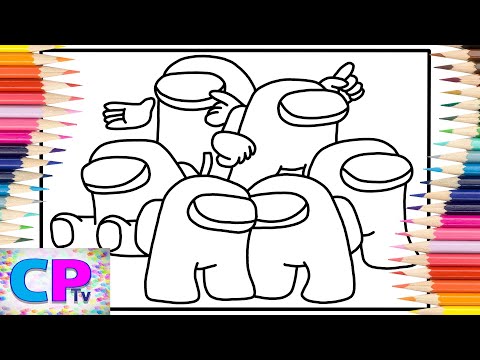Among Us Coloring Pages/Among Us are Resting/OSKI - Stay The Night [NCS Release]Coloring Pages Tv