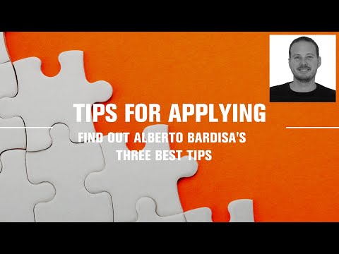 Three pieces of advice for applying for an ERC grant from ERC grantee, Alberto Bardiso