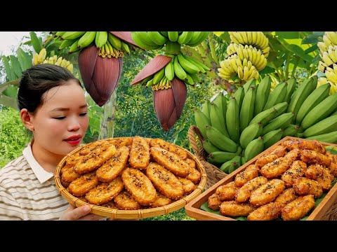 Harvesting Bananas for the Market - Daily Rural Life -  Caring for the Vegetable | Trieu Mai Huong