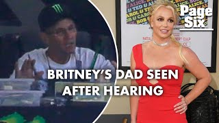 Britney Spears’ dad, Jamie, spotted outside his trailer home after hearing | Page Six Celebrity News