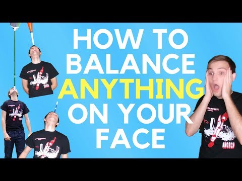 How to Balance ANYTHING on Your Face - Easy Tutorial