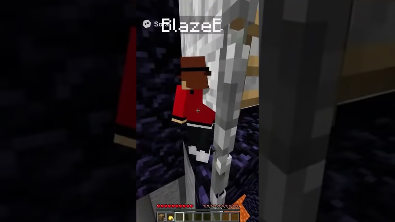 Glitchy minecraft parkour generated just by AI. ITS INSANE... #minecraft #minecraftparkour #sora2