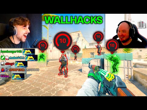 FLUSHA WITH CHEATS vs. 5 FACEIT LEVEL 10s (1v5)