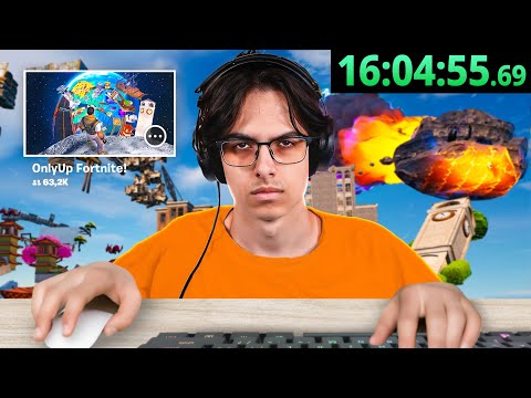 I Streamed Until I Beat EVERY Fortnite Only Up (No Breaks)