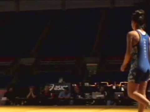 Women's Junior Freestyle Finals 124 pounds - Chrissy Chow & Mindy Chow - Co Champions