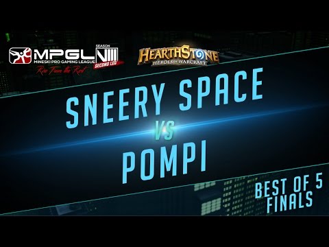 Sneery Space vs Pompi - Mineski Pro Gaming League S8 Hearthstone - Finals - Bo5