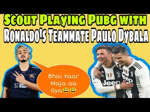 Scout Playing Pubg With Ronaldo's Friend Paulo Dybala Ft. levinho & Sevou