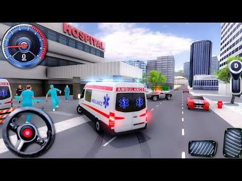 Ambulance Rescue City Driving 3D - 911 Rescue Emargency Van Simulator - Android Gameplay part-11