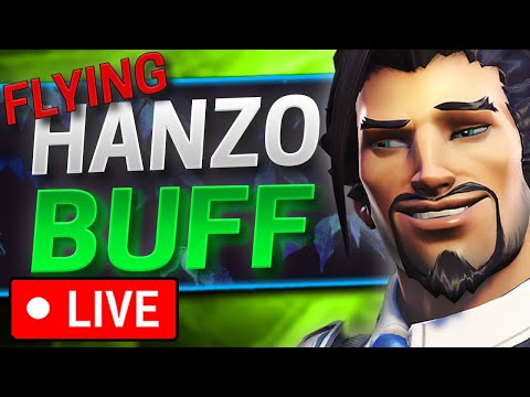 🔴LIVE🔴 Testing the HANZO BUFFS (600 damage scatter + "flying")