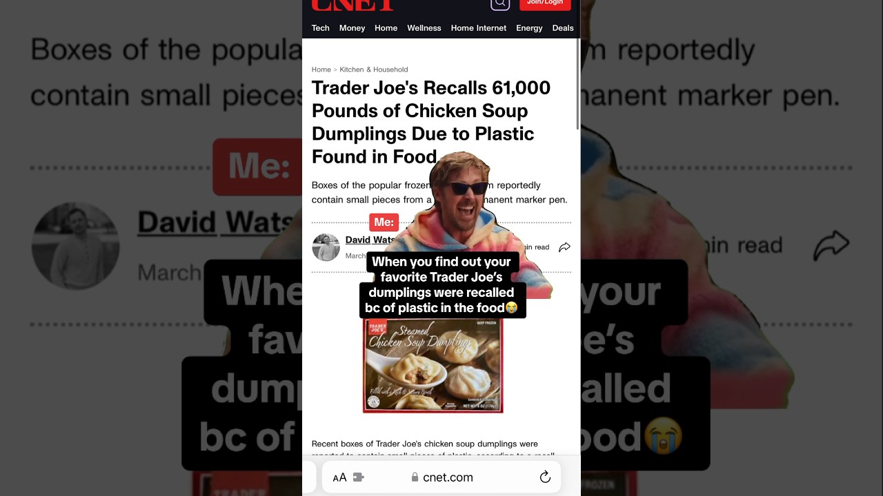 Trader Joe's Soup Dumplings Recalled
