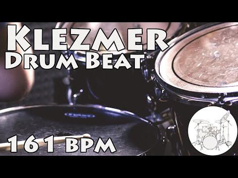 Play along Drums | Klezmer Beat 161 bpm