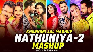 Download lagu Nathuniya 2 x Palang Sagwan 🔥 Trending #1 DJ Remix | Khesari Lal Yadav Bhojpuri Mashup 2025 mp3
