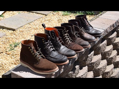 All my Textured Brown Boots (Roughouts, Suedes, Waxed Flesh, & more)!!!