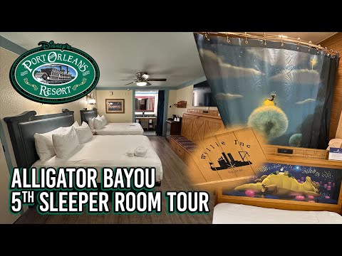 5th Sleeper Hotel Room Tour - Disney’s Port Orleans Resort Riverside - Alligator Bayou