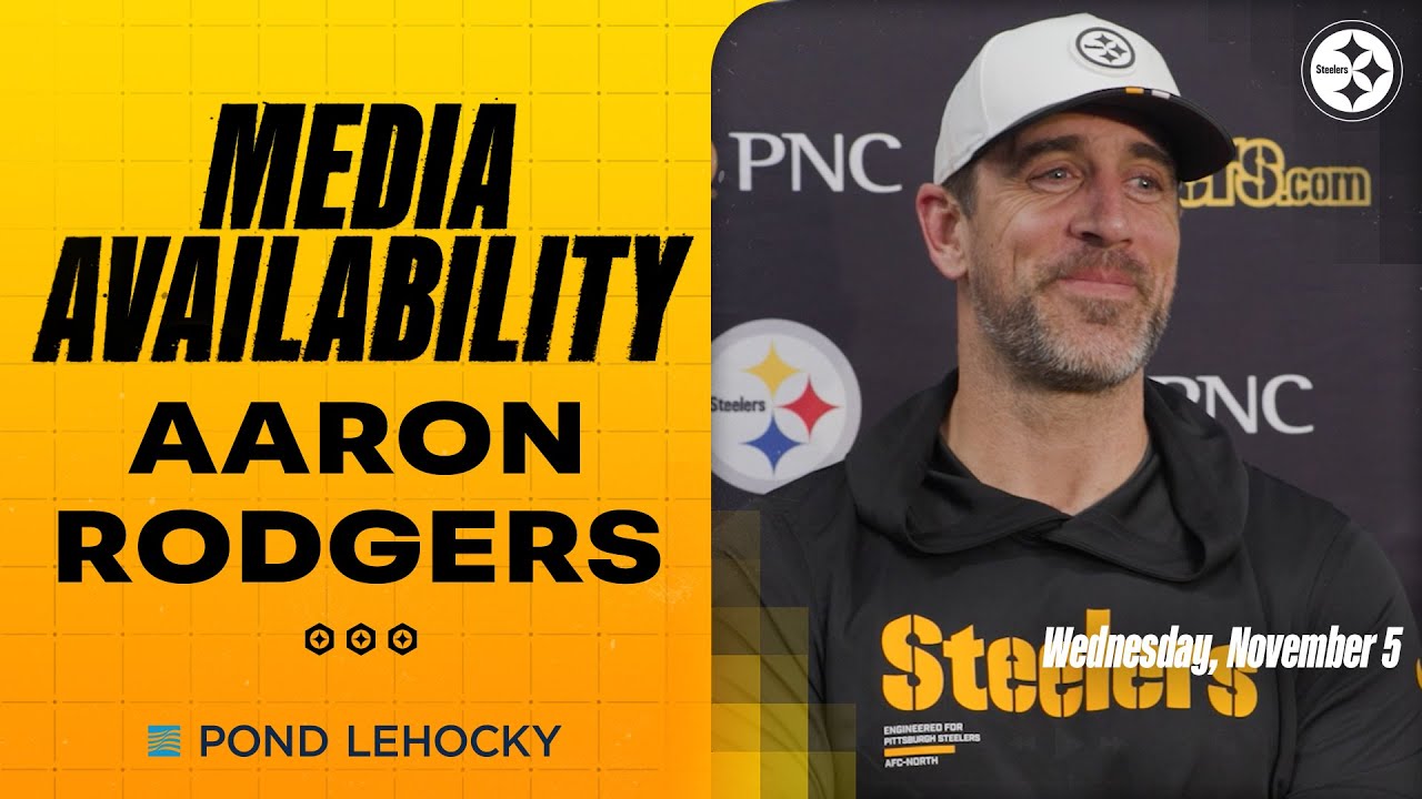 Aaron Rodgers Media Availability (Nov. 5) | Pittsburgh Steelers