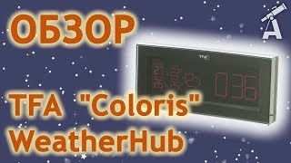 Обзор метеостанции TFA "Coloris" WeatherHub