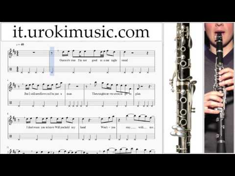 Lezioni di Clarinetto Sam Smith Stay With Me Parte#2 Melodia Tutorial Spartito Imparare Insegnante