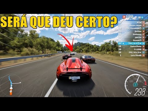 GOLIATH WITH NO BRAKES WITH DAMAGE SIMULATION OF KOENIGSEGG REGERA - FORZA HORIZON 3 ONLINE