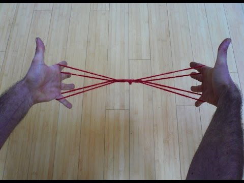 Learn To Make A Cool Cat's Whiskers String Figure/String Trick -Step By Step