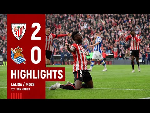 Imagen de portada del video HIGHLIGHTS | Athletic Club 2-0 Real Sociedad | LaLiga 2022-23 J29