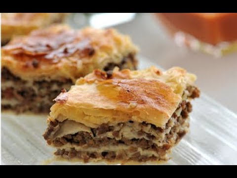 Borek with Ground Meat | Phyllo Pastry Burek with Beef | Borek Recipe