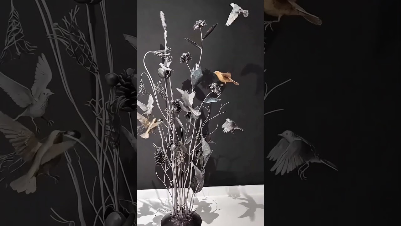 Metal Sculptures in Motion