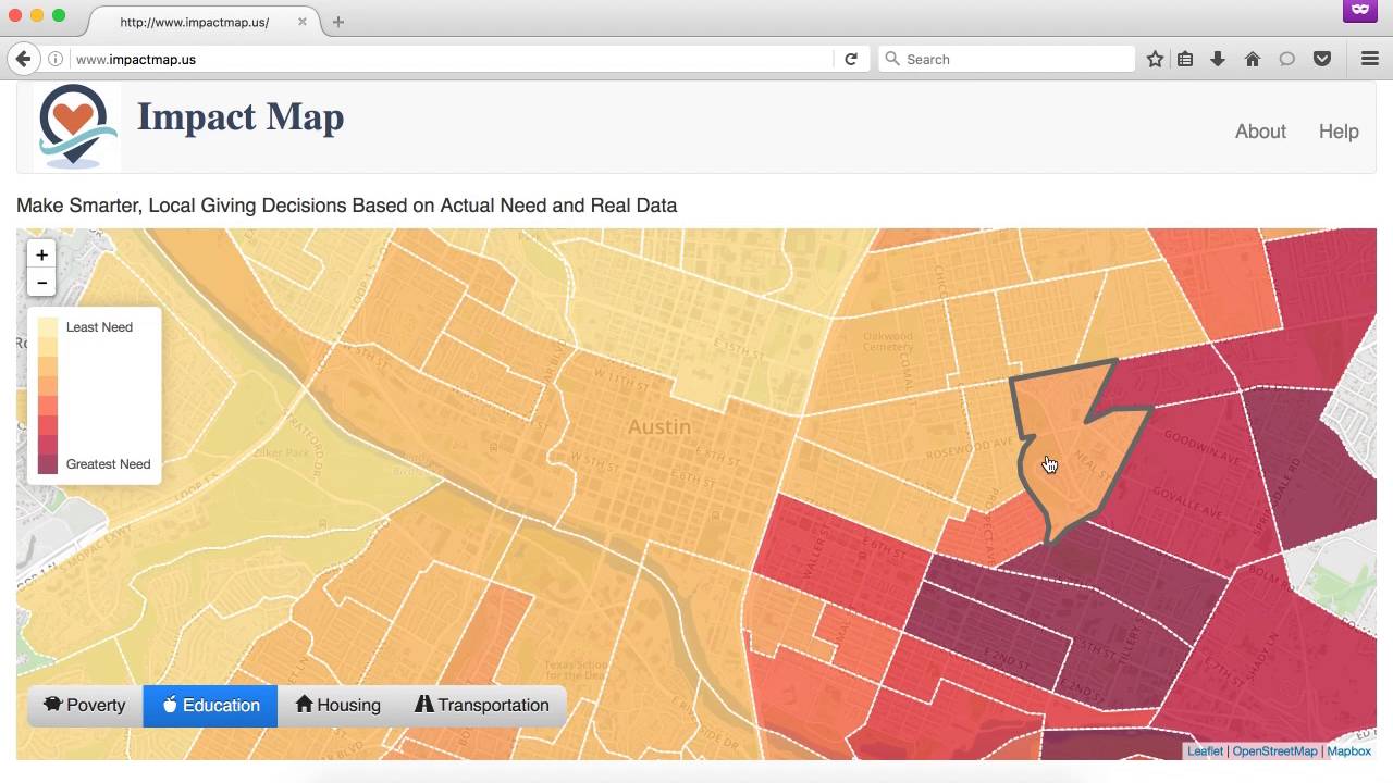 ImpactMap Demo: Beta Version