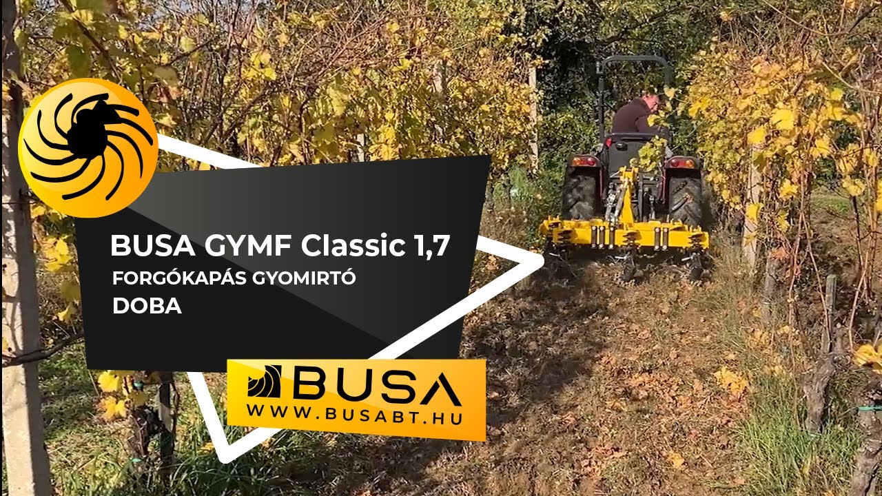 Használt! Busa GYMF Classic 2,3 forgókapás gyomirtó eladó