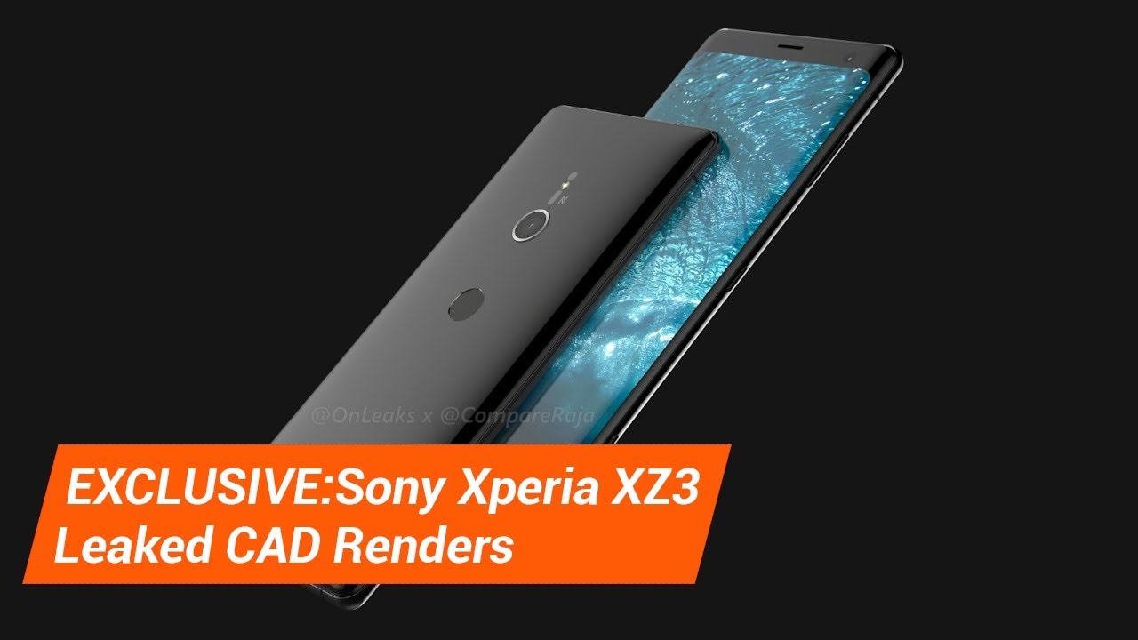 [CompareRaja EXCLUSIVE] Sony Xperia XZ3 Leaked CAD Renders in 360-degree View | CompareRaja - YouTube